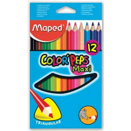 Карандаши цветные "Color Peps Maxi", 12 цветов